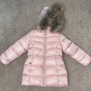 Michael Kors Toddler Faux Fur Hooded Puffer Coat